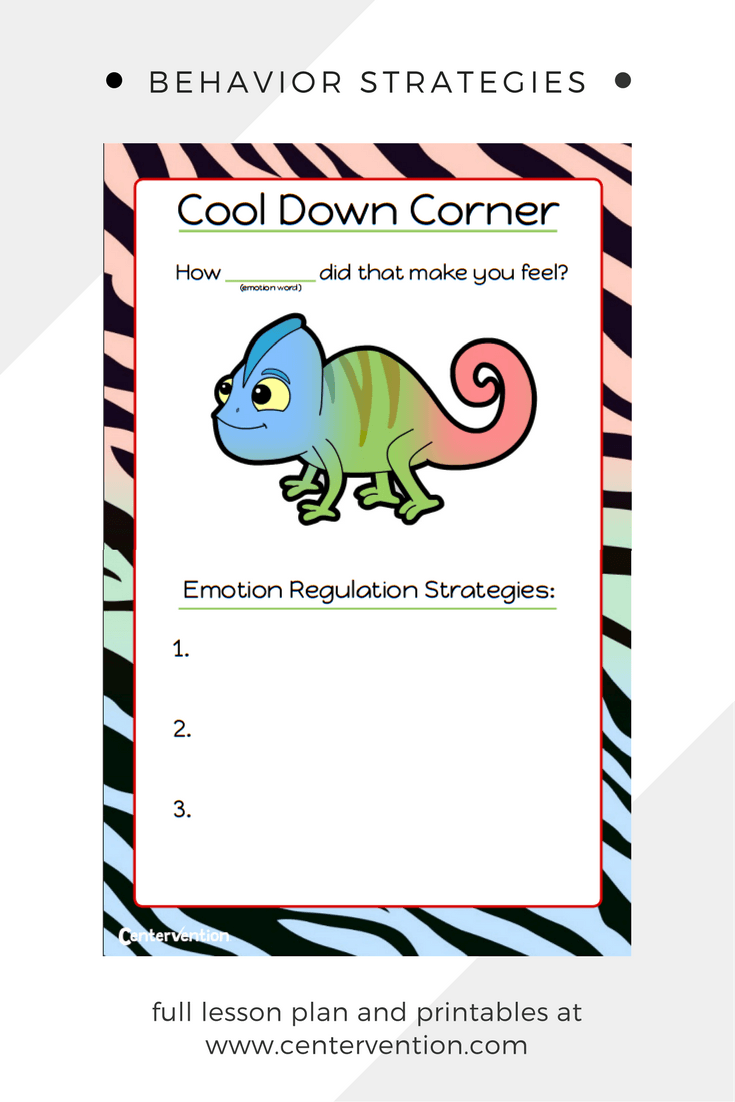 Behavior Strategies: Cool Down Corner