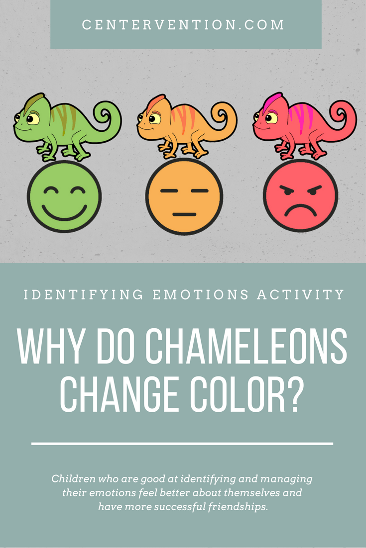Identifying emotions – chameleon moods Social Emotional Learning Act