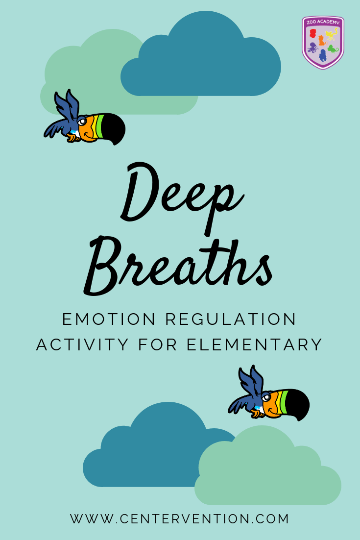 Deep Breaths calming activity
