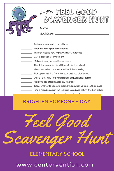 Classroom Scavenger Hunt