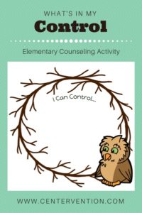 circle of control worksheet
