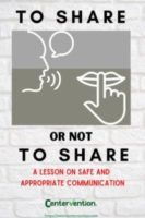 Communication Skills Worksheets: Appropriate and Inappropriate Topics