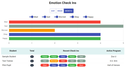Emotion Check In Report